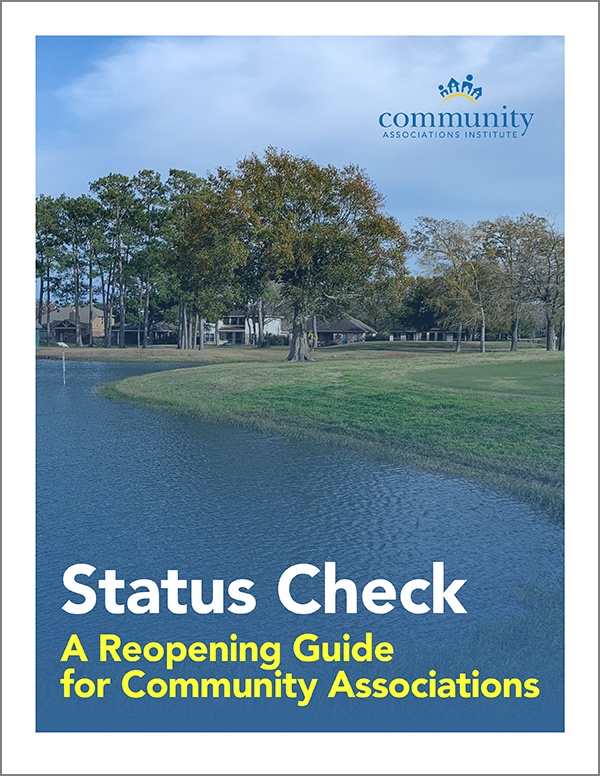 Status Check cover image of a lake and trees