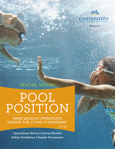 Pool Openings Survey Results cover image of a pool and pool ladder